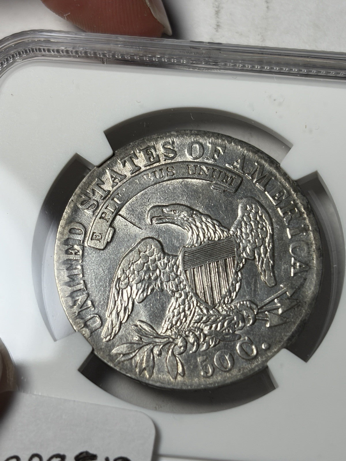 1833 NGC XF Details Capped Bust Half Dollar Lustrous
