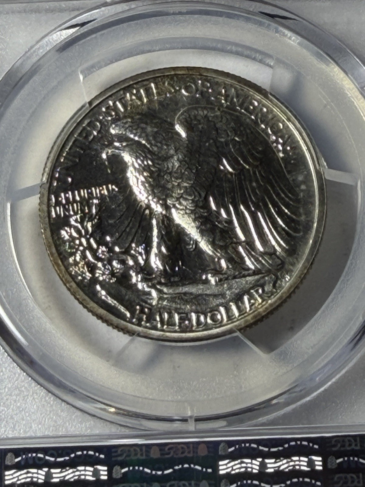 1941 PCGS PR65 Walking Liberty Dollar Toned