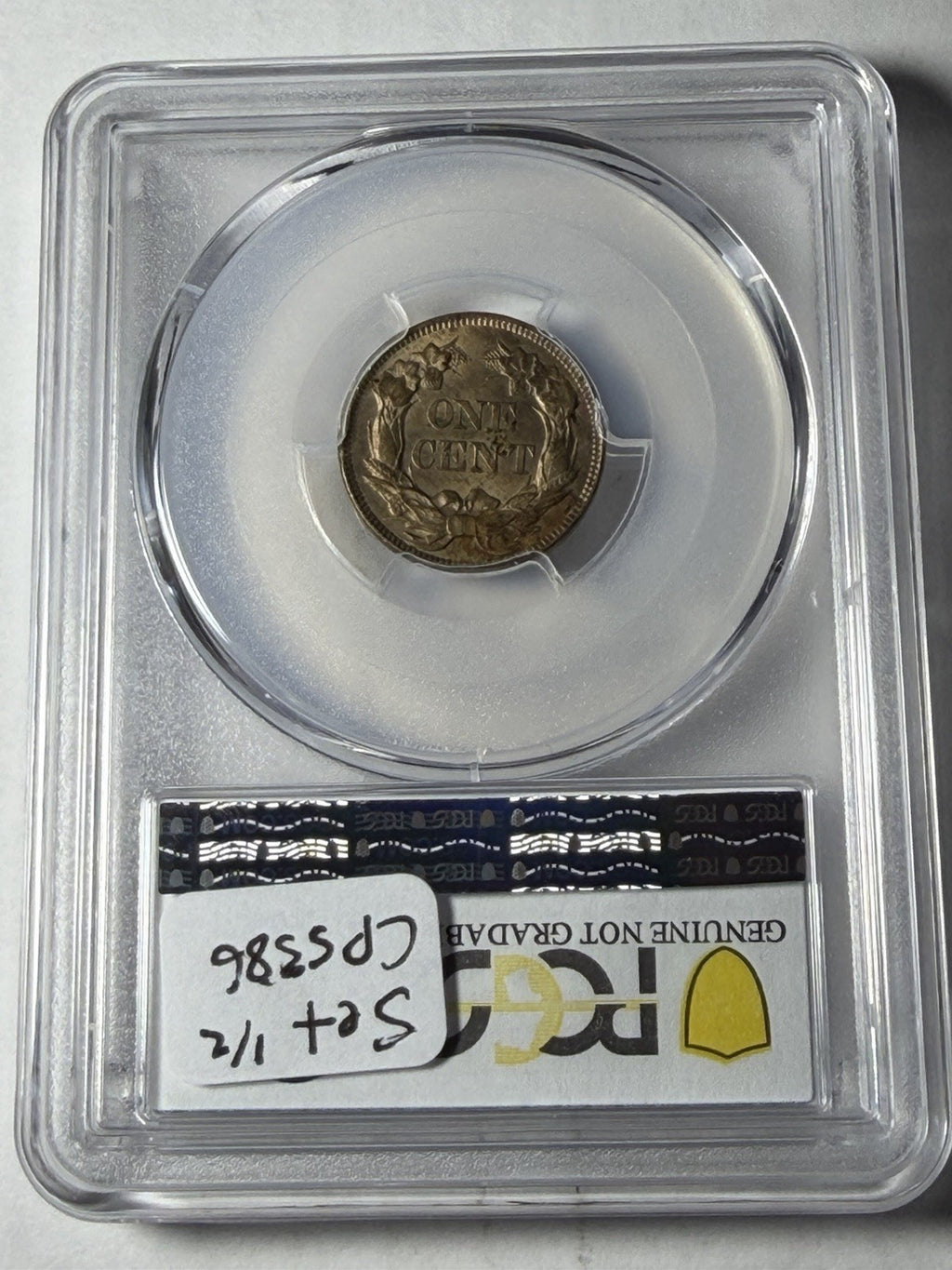1857 PCGS Genuine Flying Eagle Graffiti Set