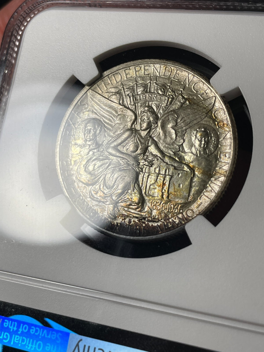 1935-S NGC MS66 CAC Texas Silver Commemorative Half Dollar Original
