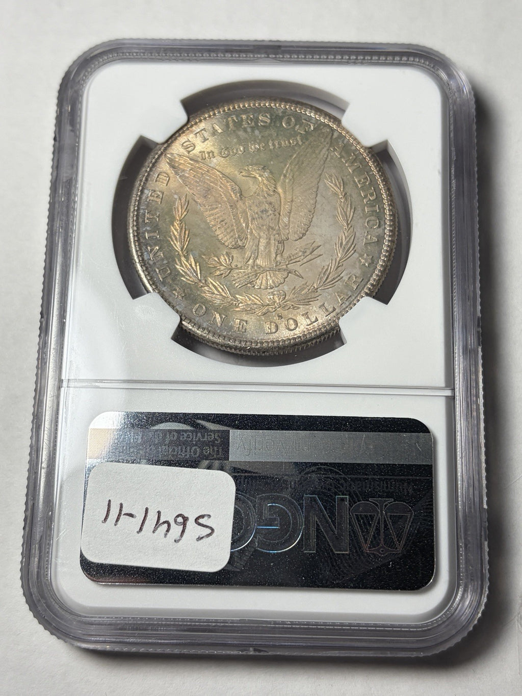 1880-S NGC MS66 Morgan Silver Dollar Toned