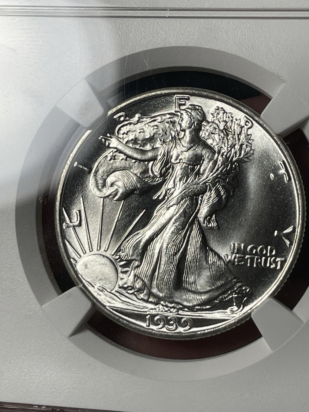 1939-S NGC MS66+ CAC Walking Liberty Half Dollar