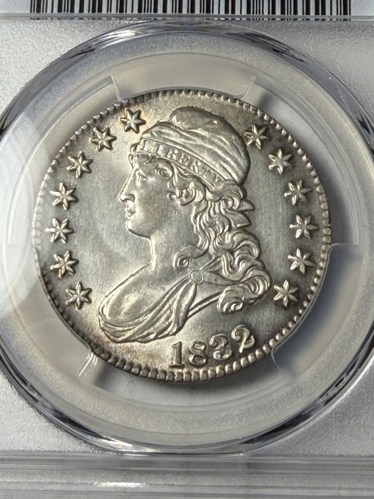 1832 PCGS Genuine Capped Bust Half Dollar O-103