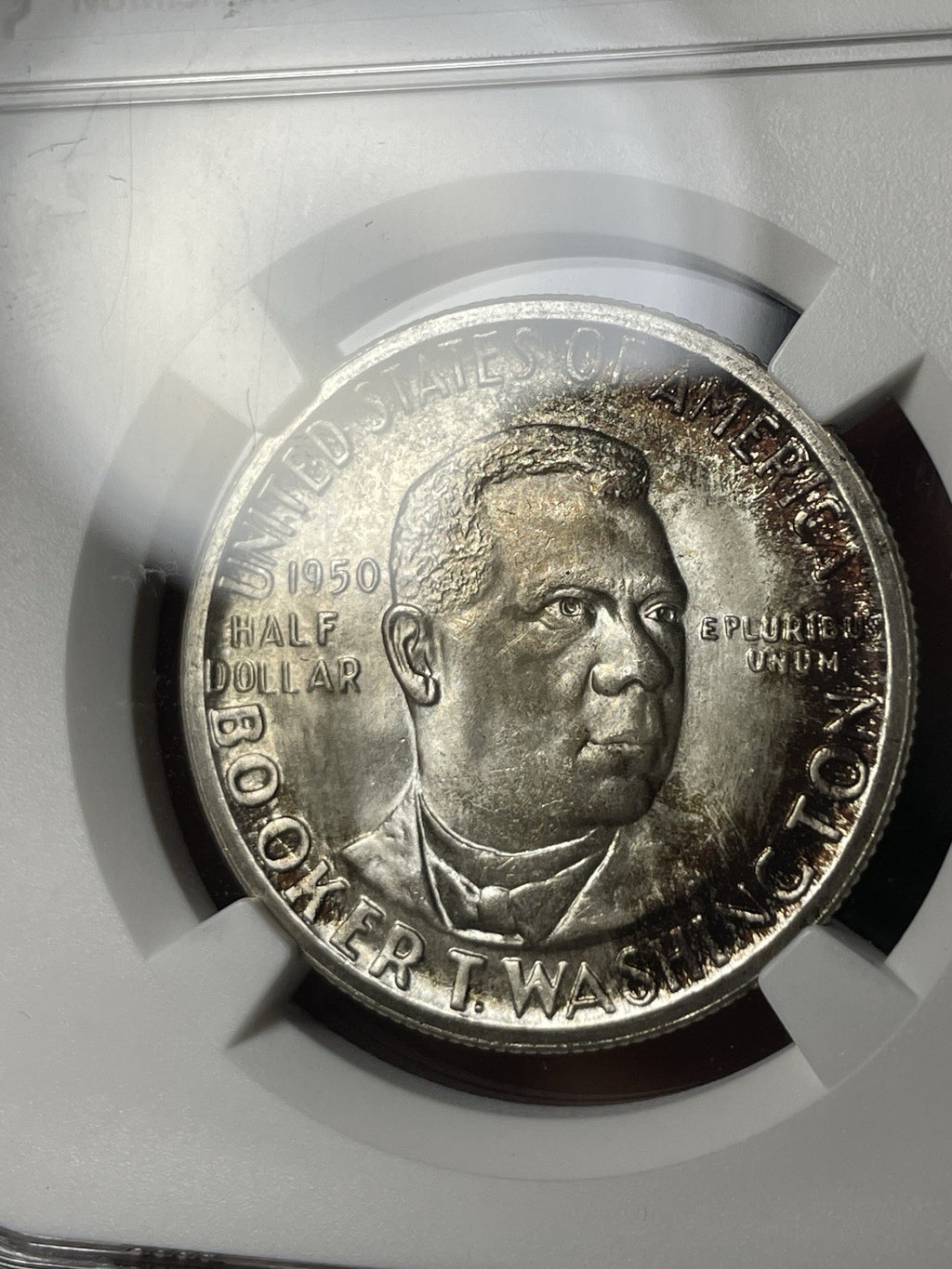 1950-S NGC MS67 Booker T Washington BTW Commemorative Half Dollar