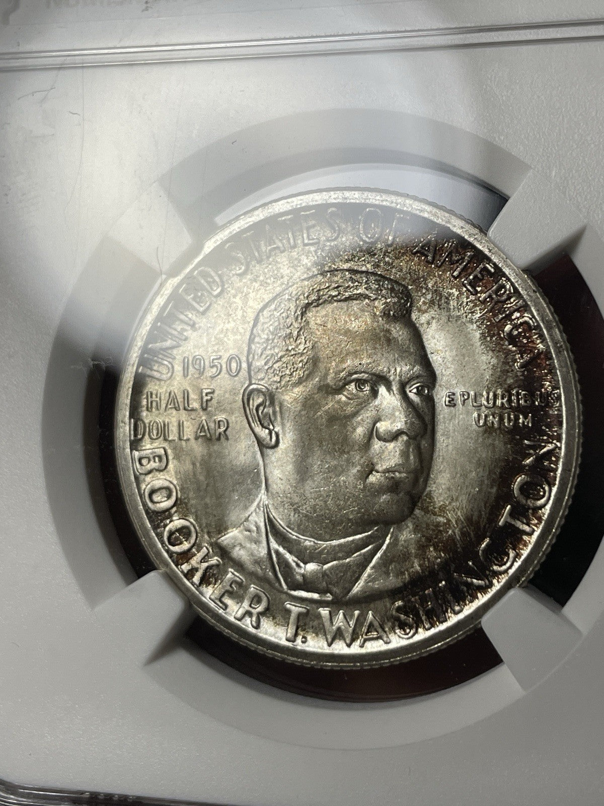 1950-S NGC MS67 Booker T Washington BTW Commemorative Half Dollar