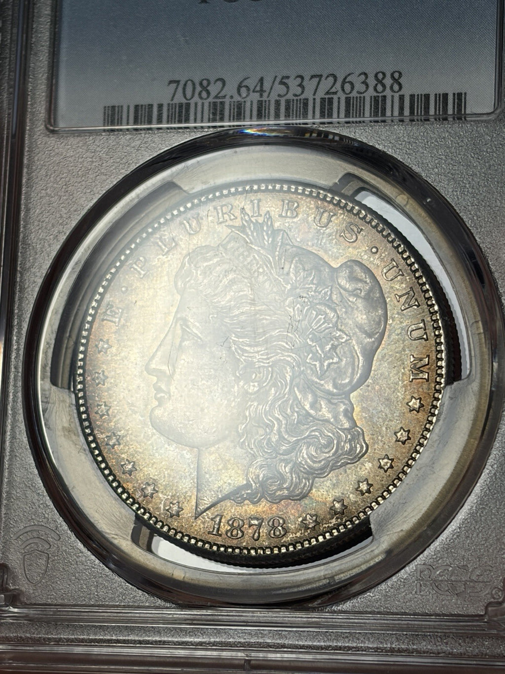 1878-S PCGS MS64 Morgan Silver Dollar Toned