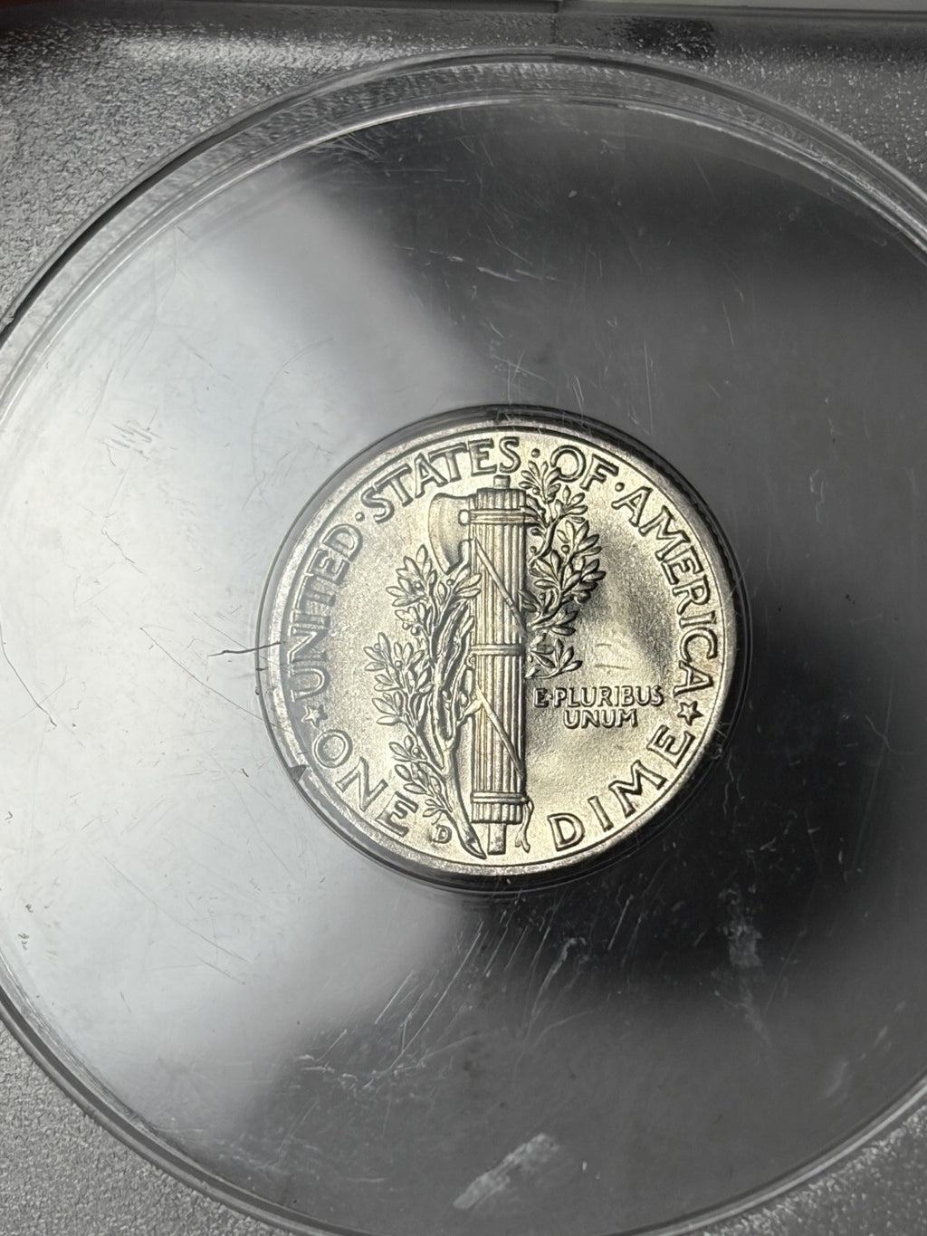 1944-D PCGS MS66 FB GOLD CAC Mercury Dime Rattler
