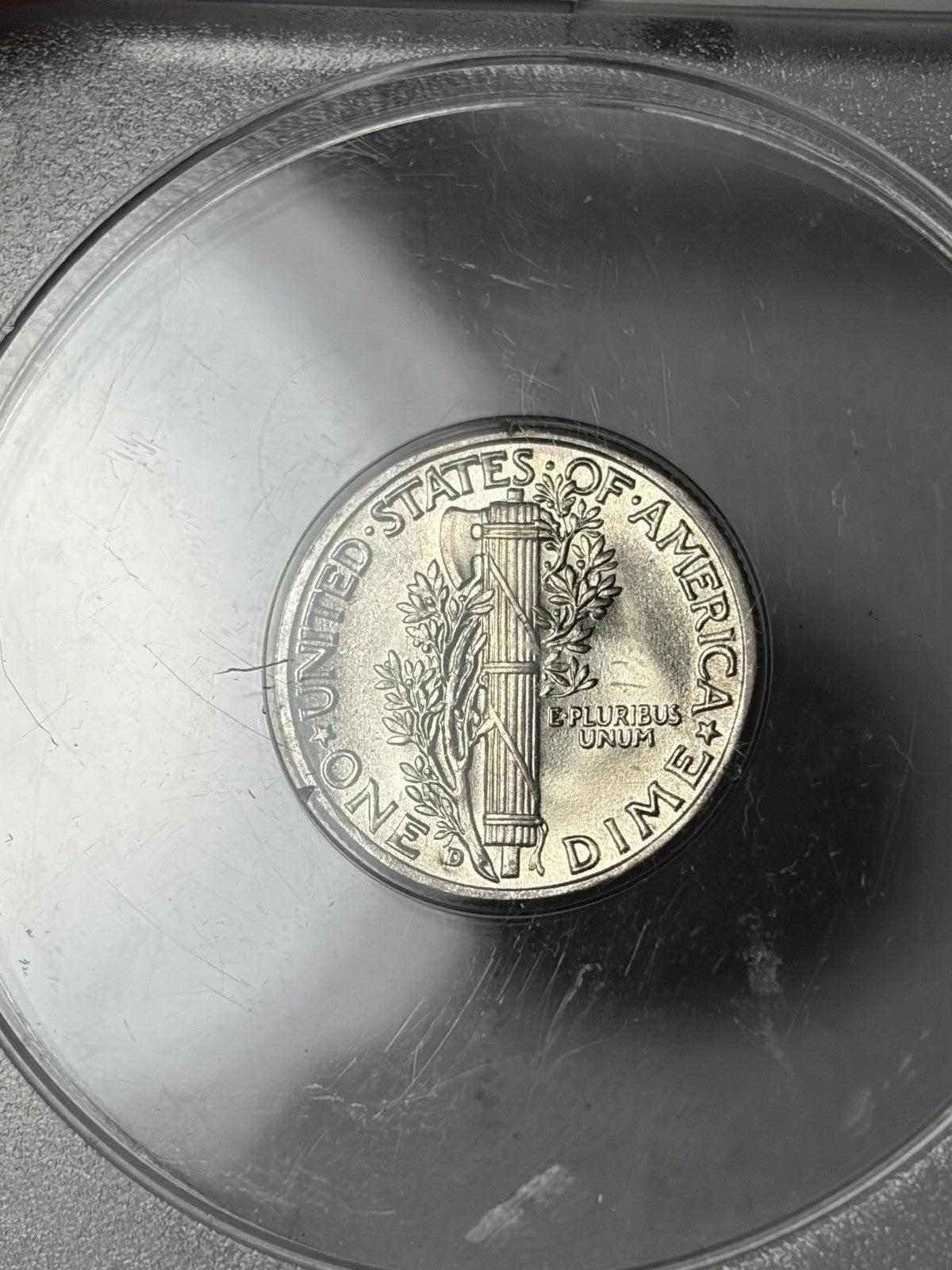 1944-D PCGS MS66 FB GOLD CAC Mercury Dime Rattler