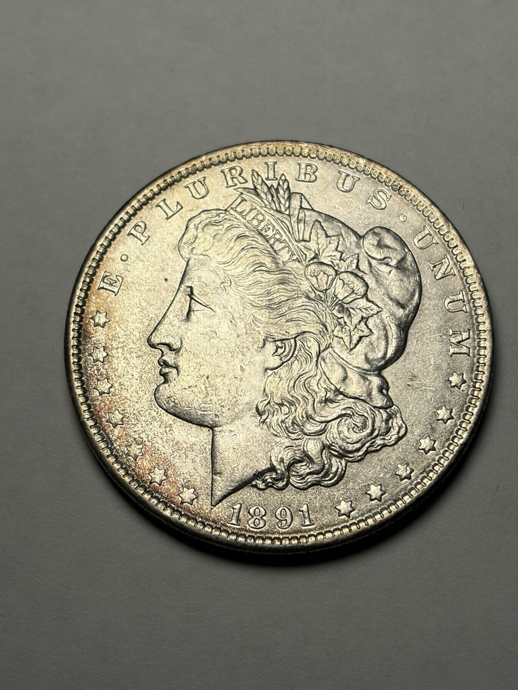 1891 P Morgan Silver Dollar Uncirculated