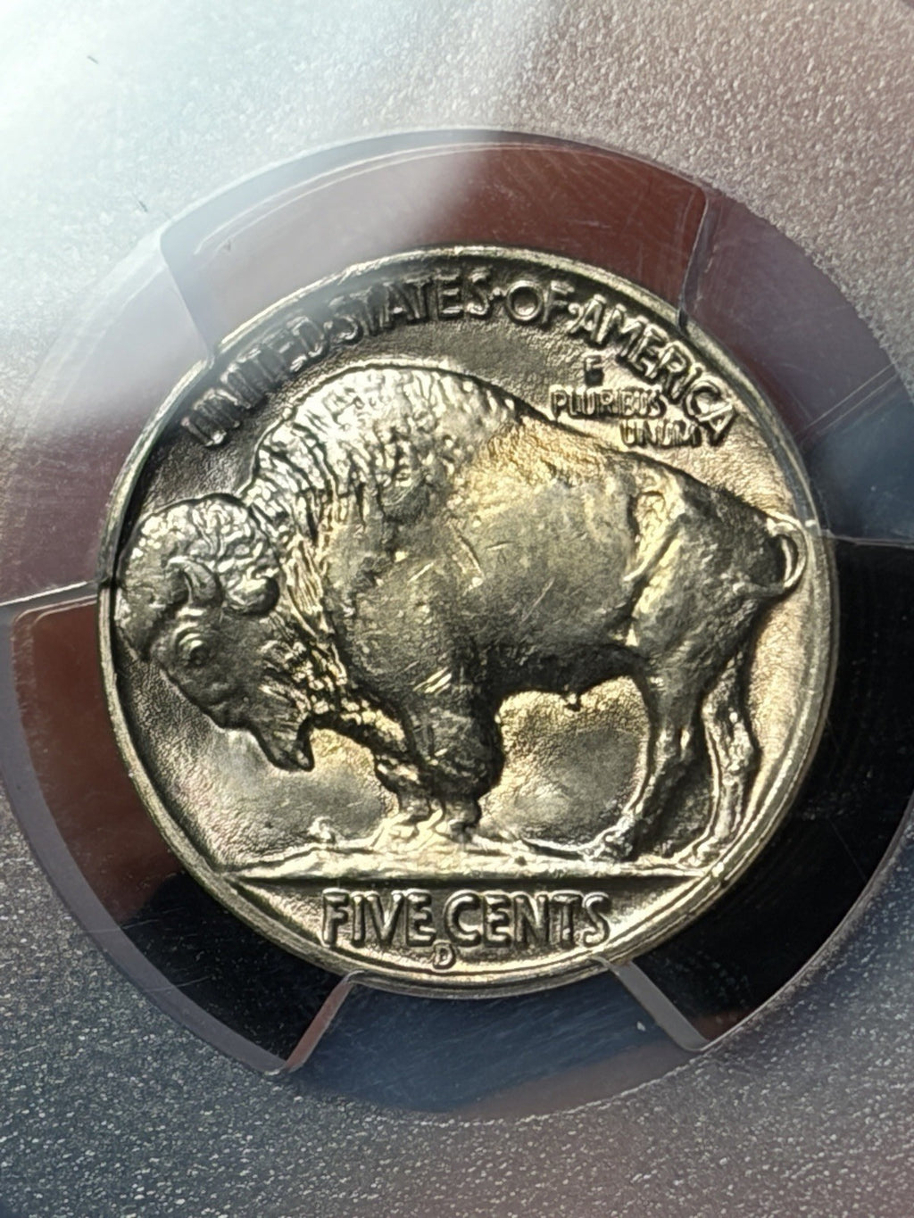1938-D/S PCGS MS66 Buffalo Nickel Toned