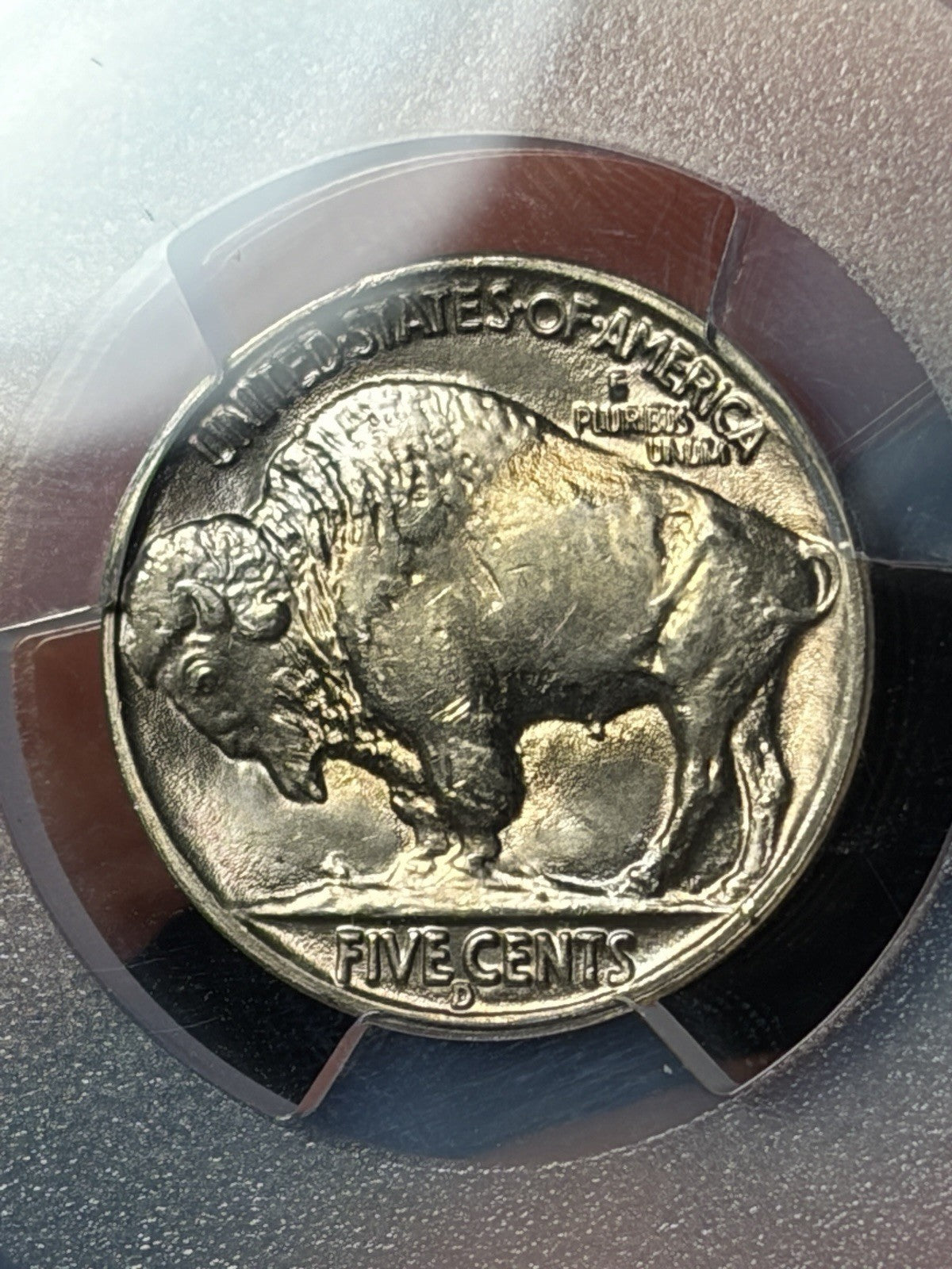 1938-D/S PCGS MS66 Buffalo Nickel Toned