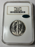 1946-S NGC MS64 CAC Walking Liberty Half Dollar Old Holder Fatty