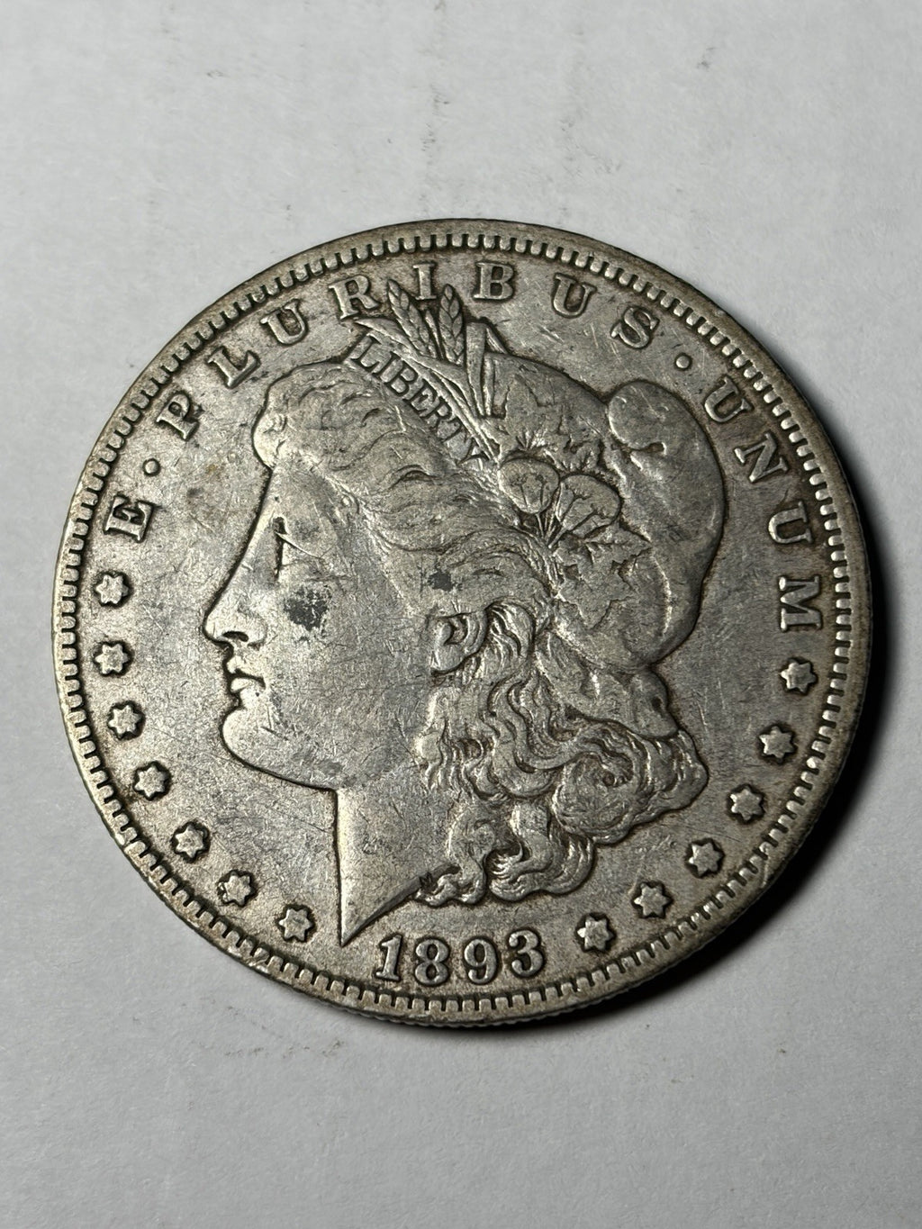 1893-O Morgan Silver Dollar