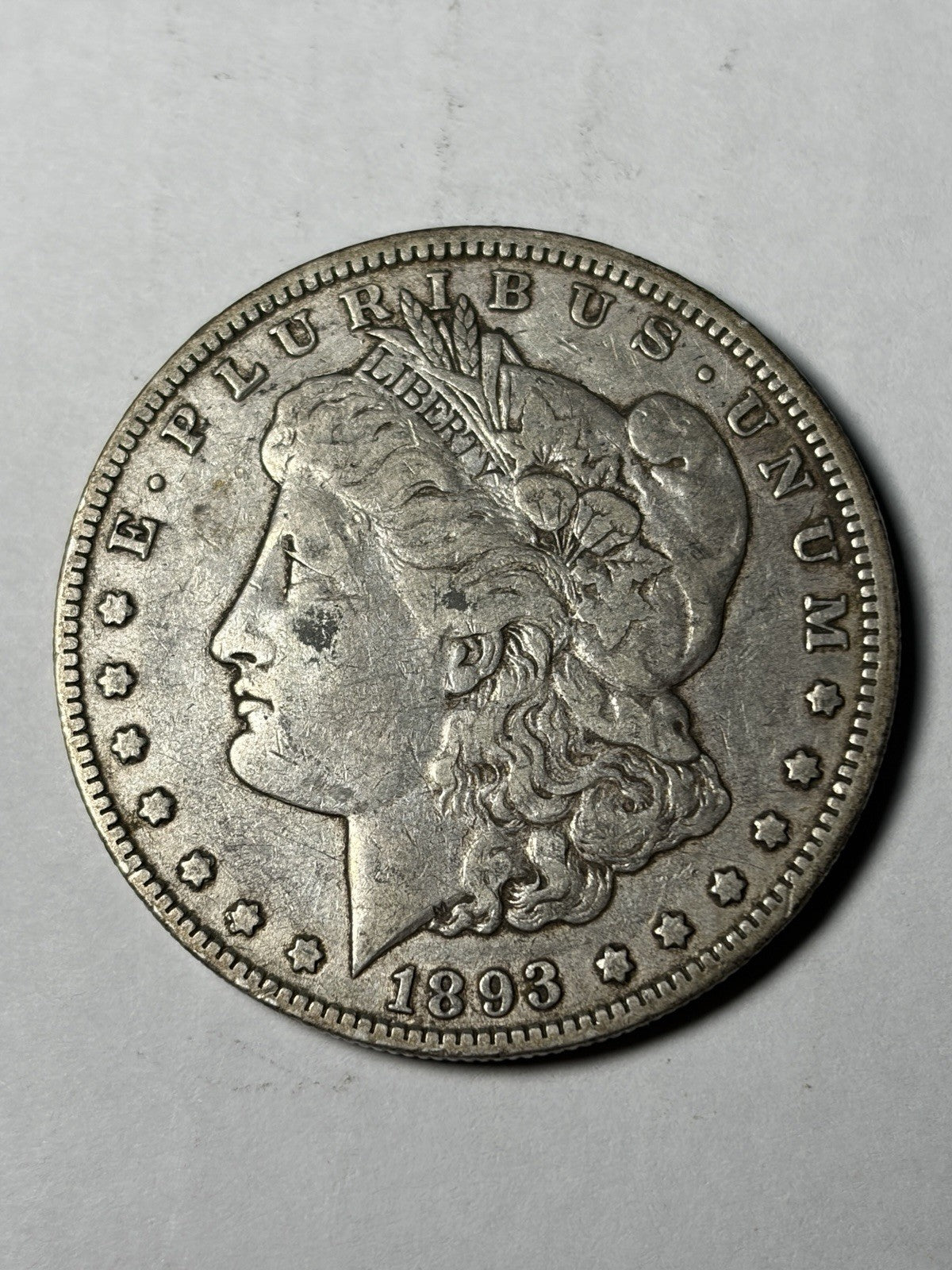 1893-O Morgan Silver Dollar