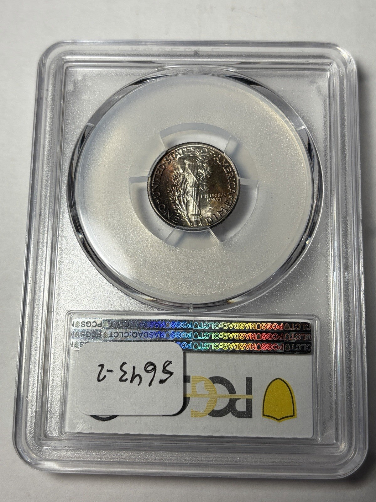 1930 PCGS MS66 FB Mercury Dime Toned
