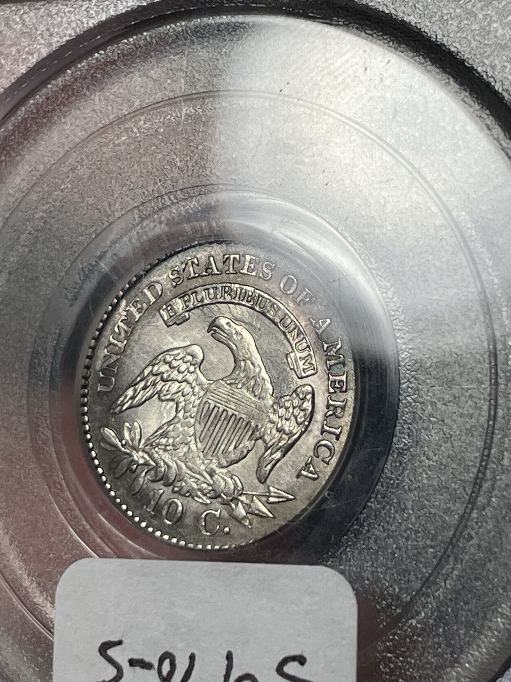 1825 PCGS MS62 Capped Bust Dime Old Green Holder
